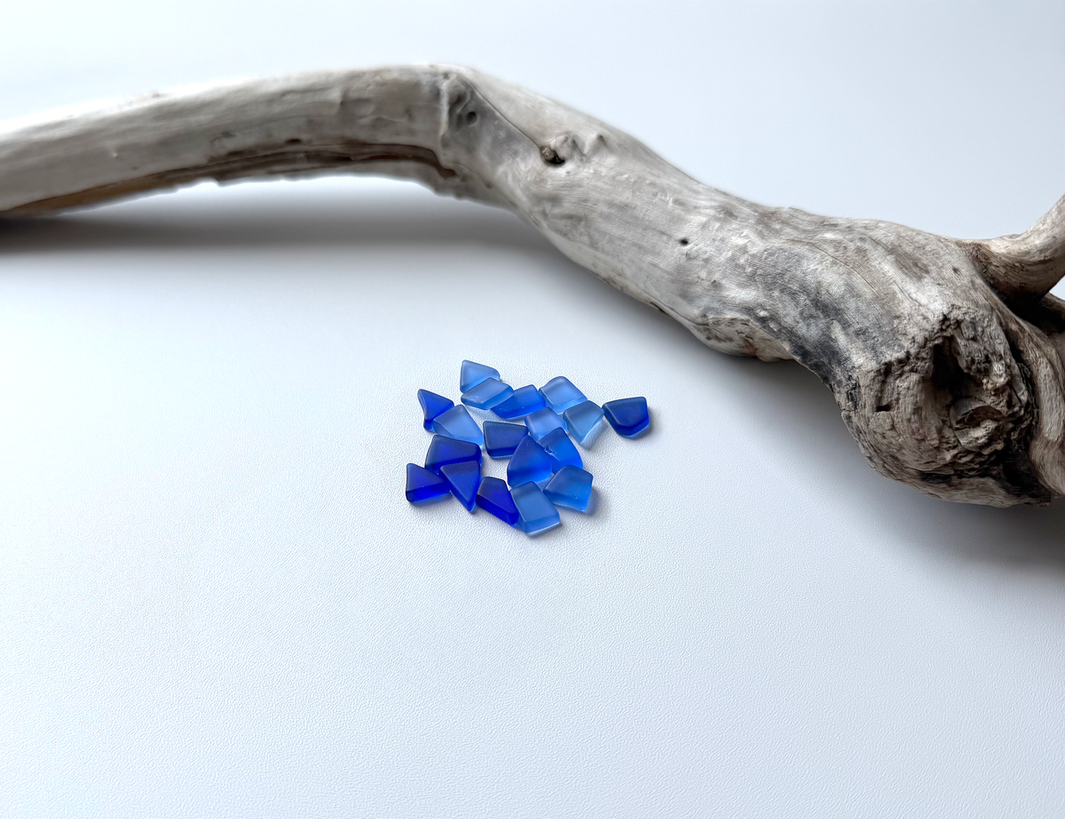 Cobalt Blue Glass – Extra Small Tumbled Pieces for Jewelry & Resin Art