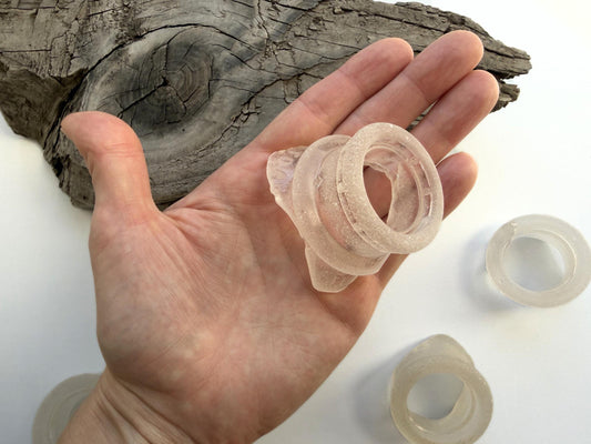 Aquarium Ornament – Antique Sea Worn Milk Bottle Tops | NYC
