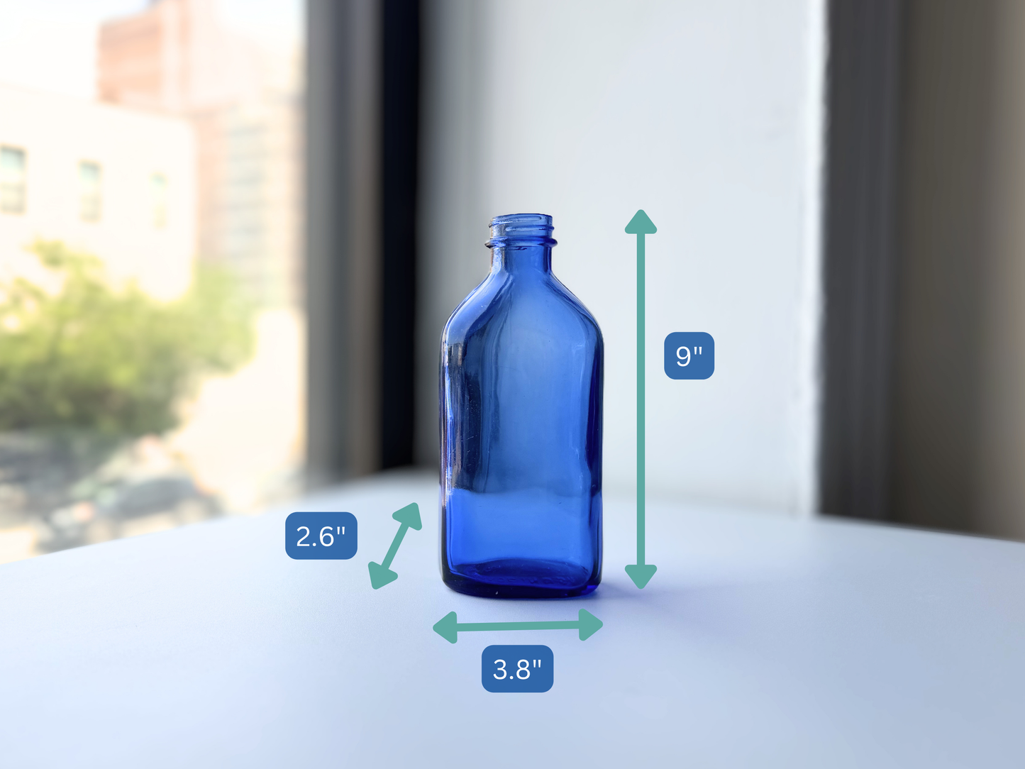 Phillips Bottle – Extra Large Cobalt Blue Milk of Magnesia Glass