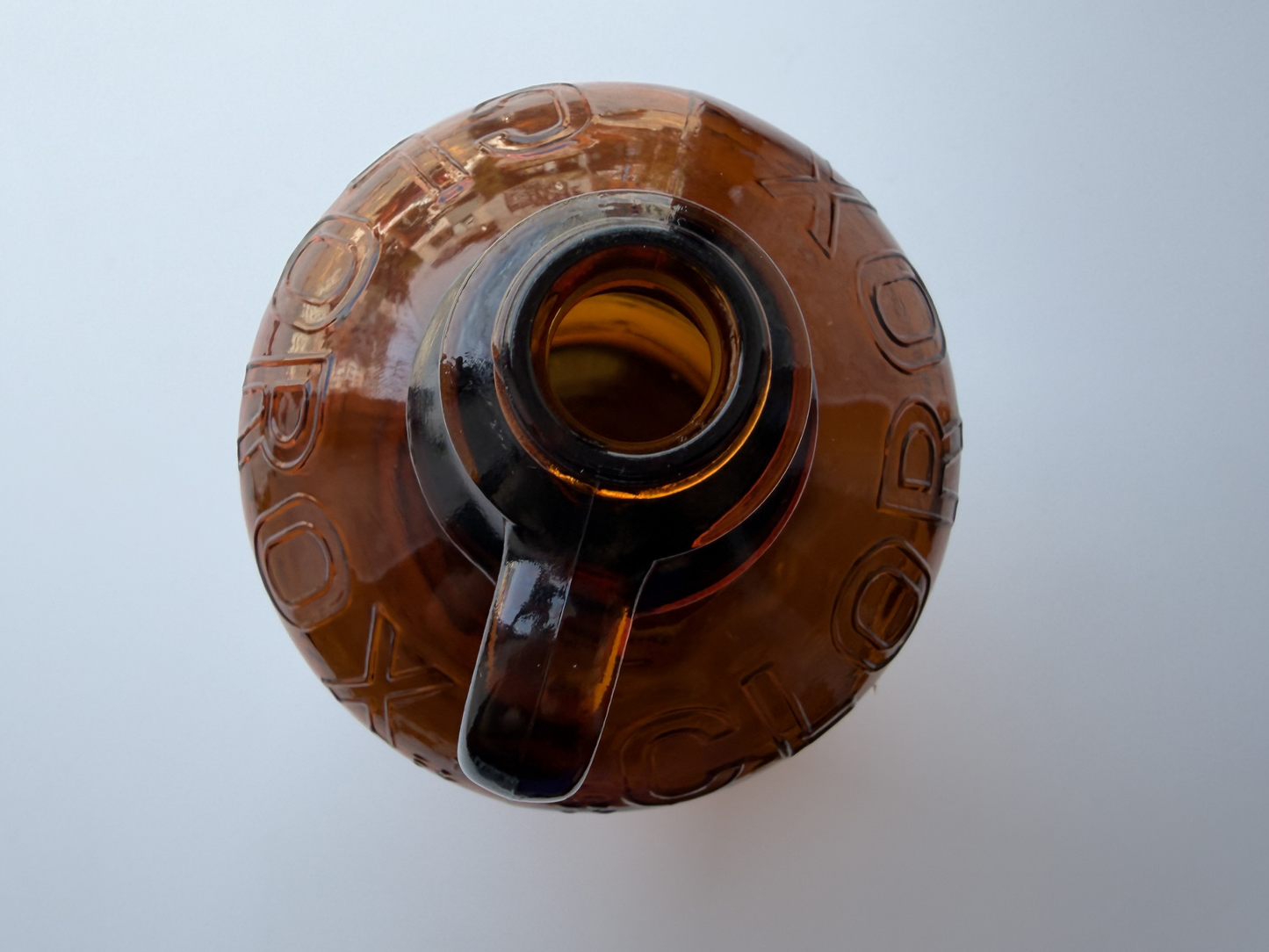 Clorox Bottle – 1952 Amber Glass 64oz Jug