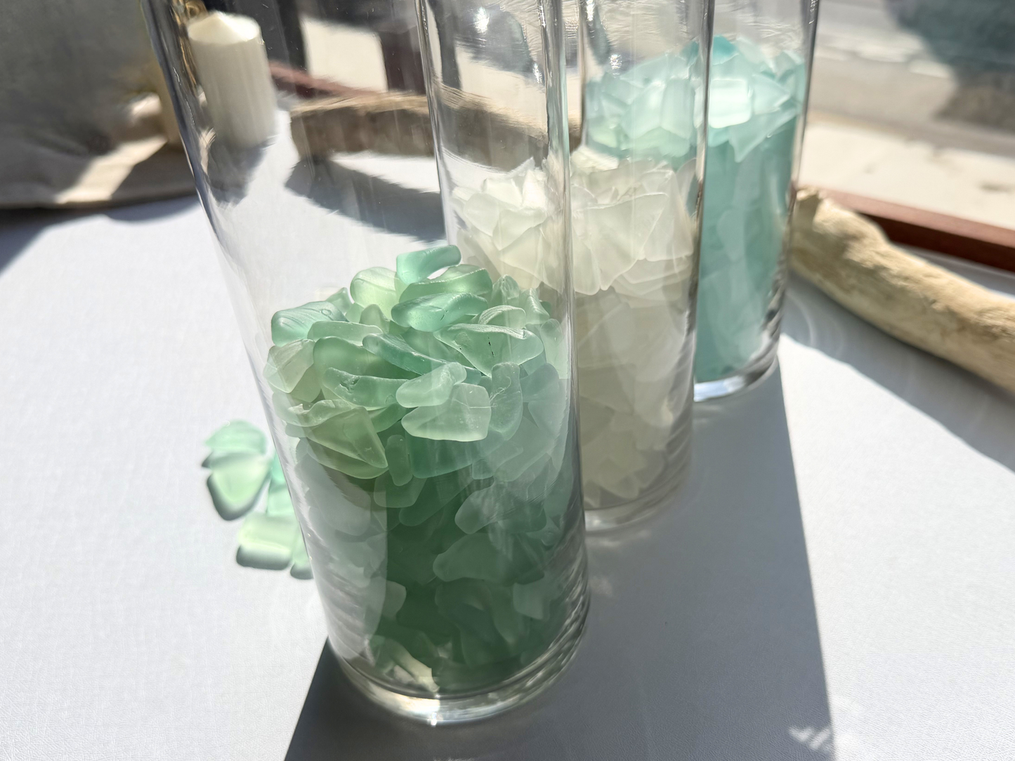 Seafoam Green Tumbled Sea Glass — Vintage Coca-Cola Glass, Bulk by the Pound