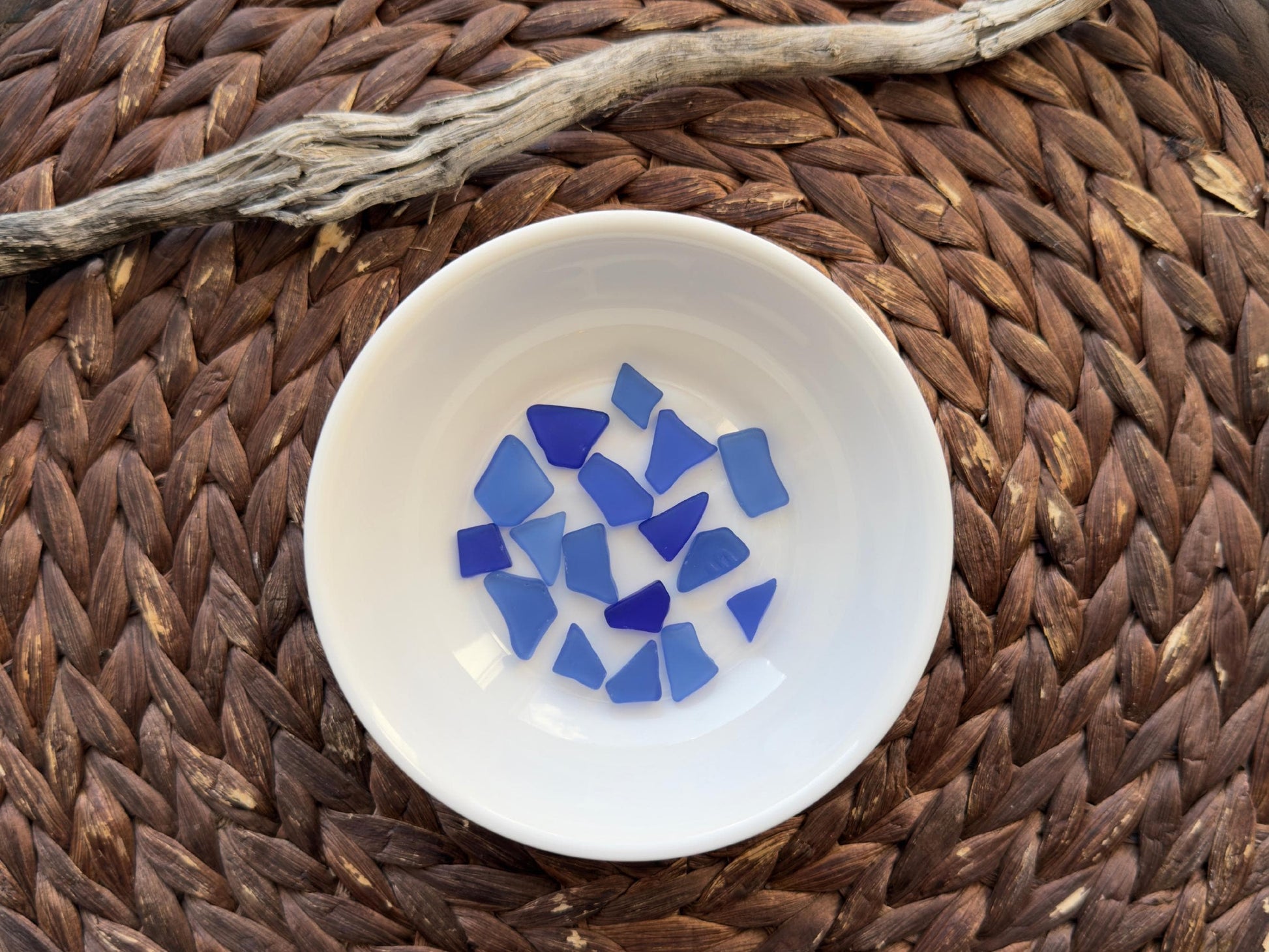 Cobalt Blue Sea Glass for Jewelry, Mosaics & Resin Art – Tumbled Beach Glass – detail view – Brooklyn Sea Glass