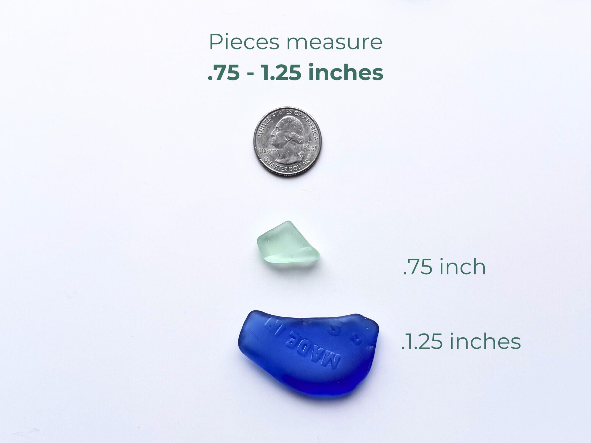 Colorful medium sea glass mix from Brooklyn, multicolor tumbled pieces for crafts