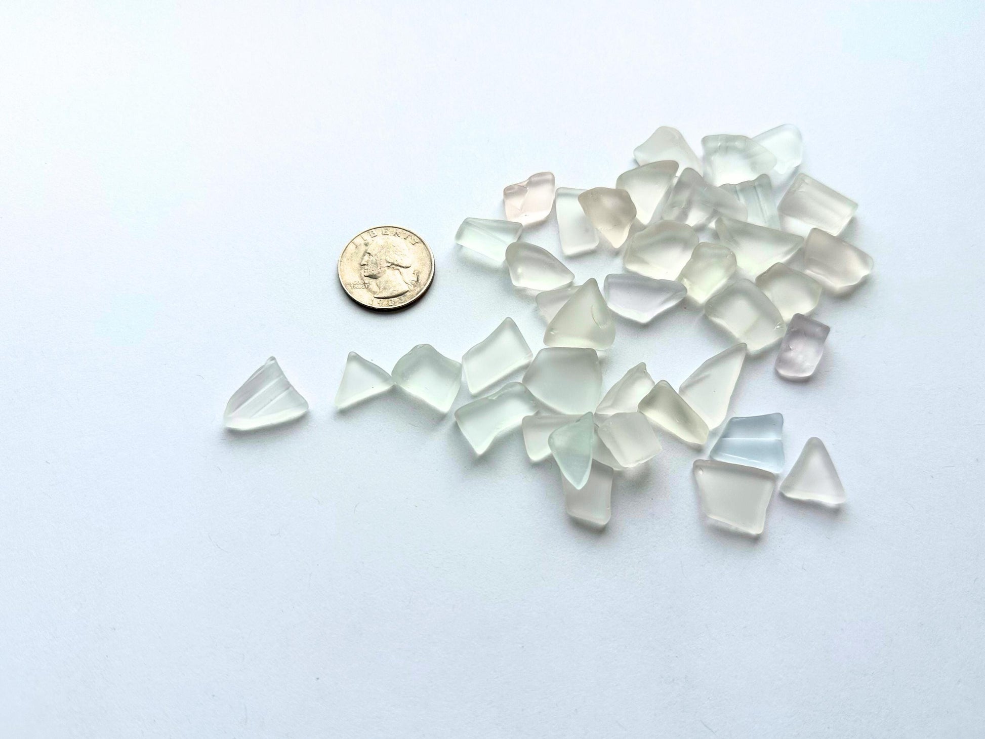 Pastel Sea Glass – Small Tumbled Pieces for Wedding Decor & Spring Crafts – lifestyle shot – Brooklyn Sea Glass