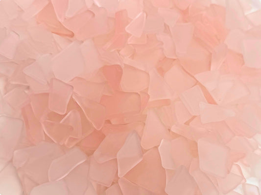 Pink Sea Glass – Cherry Blossom Tumbled Glass for Jewelry & Spring Decor – Brooklyn Sea Glass