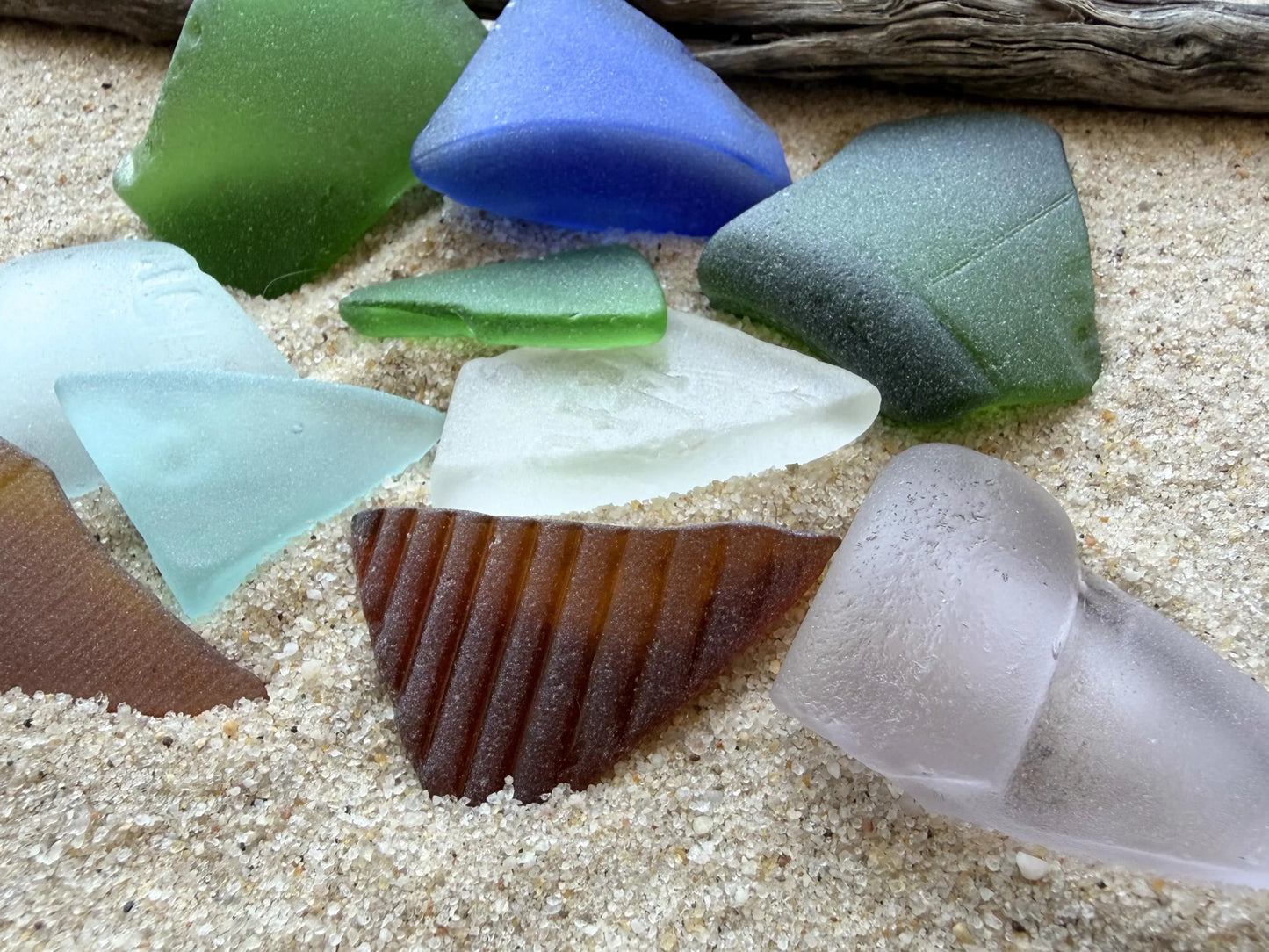 Brooklyn sea glass medium real pieces, authentic NYC beach finds 1-2 inch size