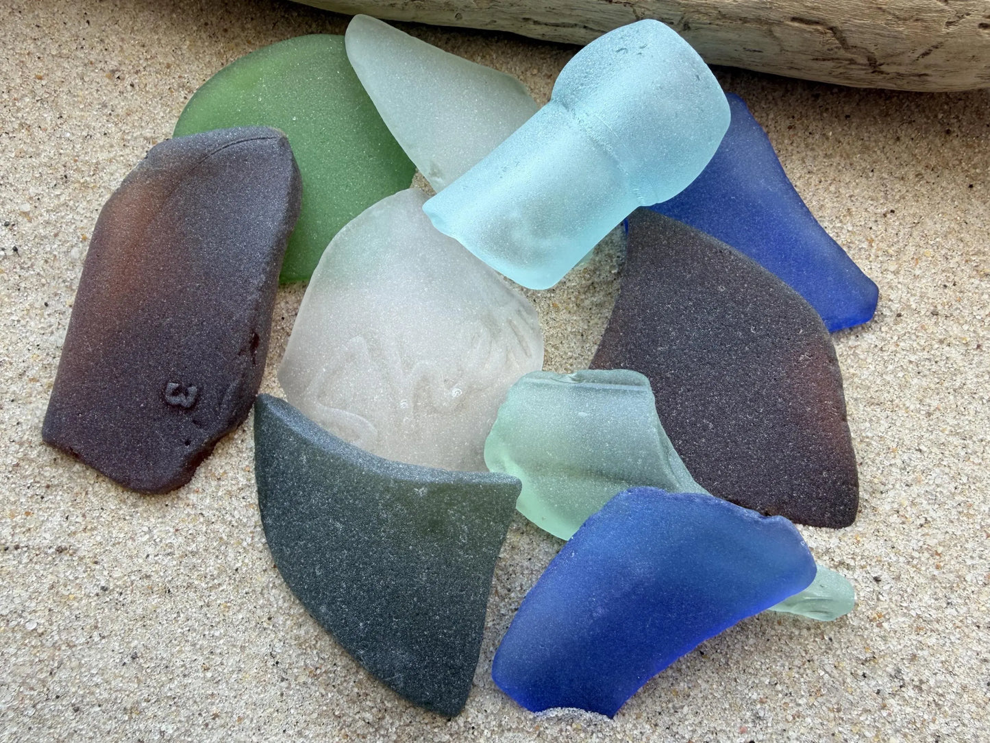 Genuine medium sea glass from Brooklyn, real 1-2 inch pieces for resin art