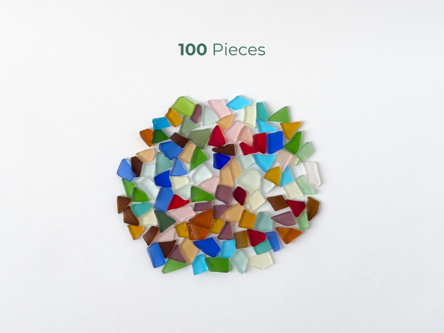 Genuine small sea glass mix, colorful NYC beach glass for jewelry and craft projects