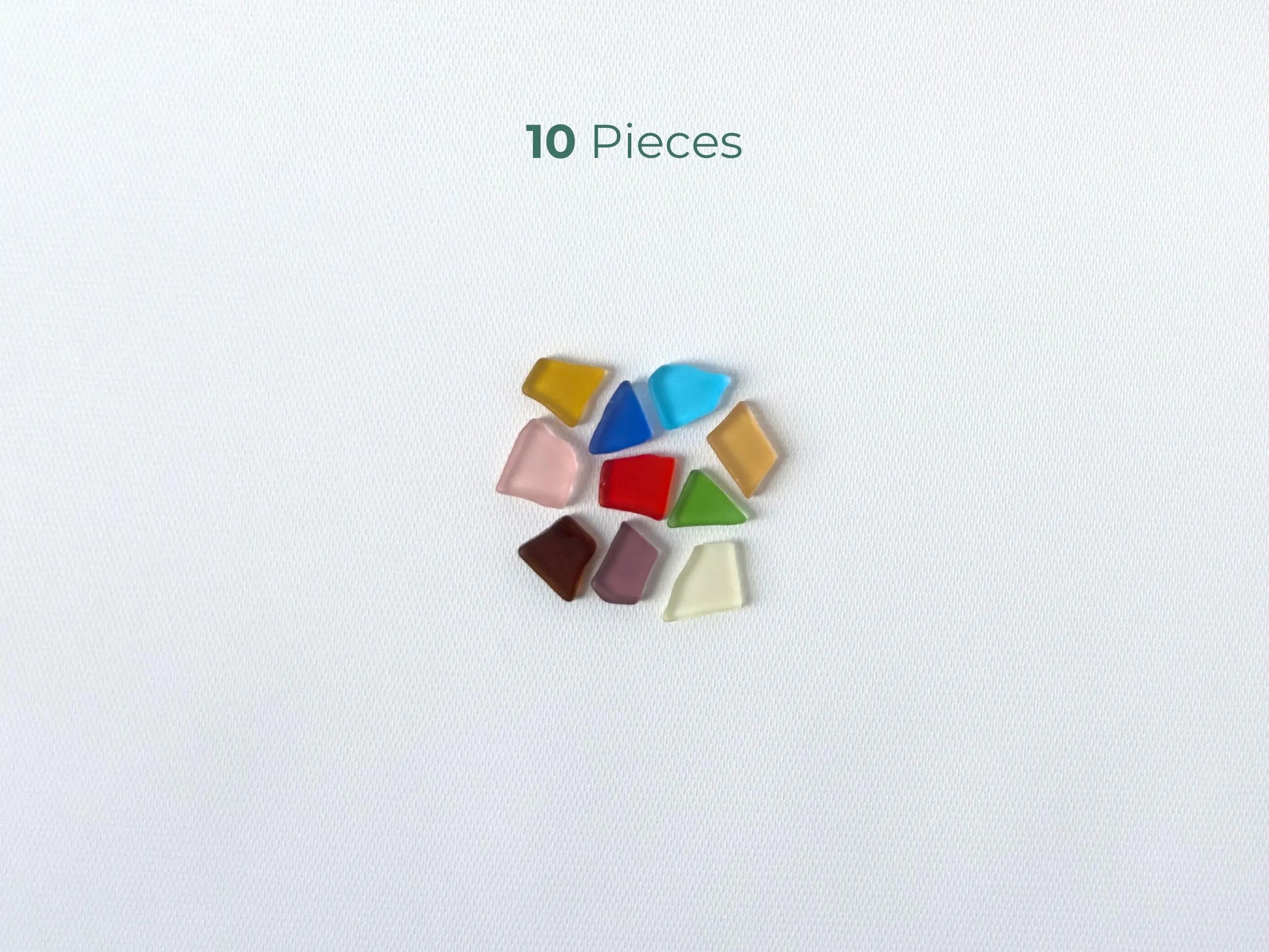 Small tumbled sea glass colorful mix, authentic Brooklyn beach glass for art
