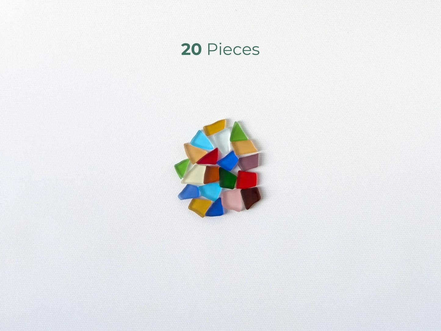 NYC authentic small sea glass colorful mix, tumbled pieces for jewelry and decor