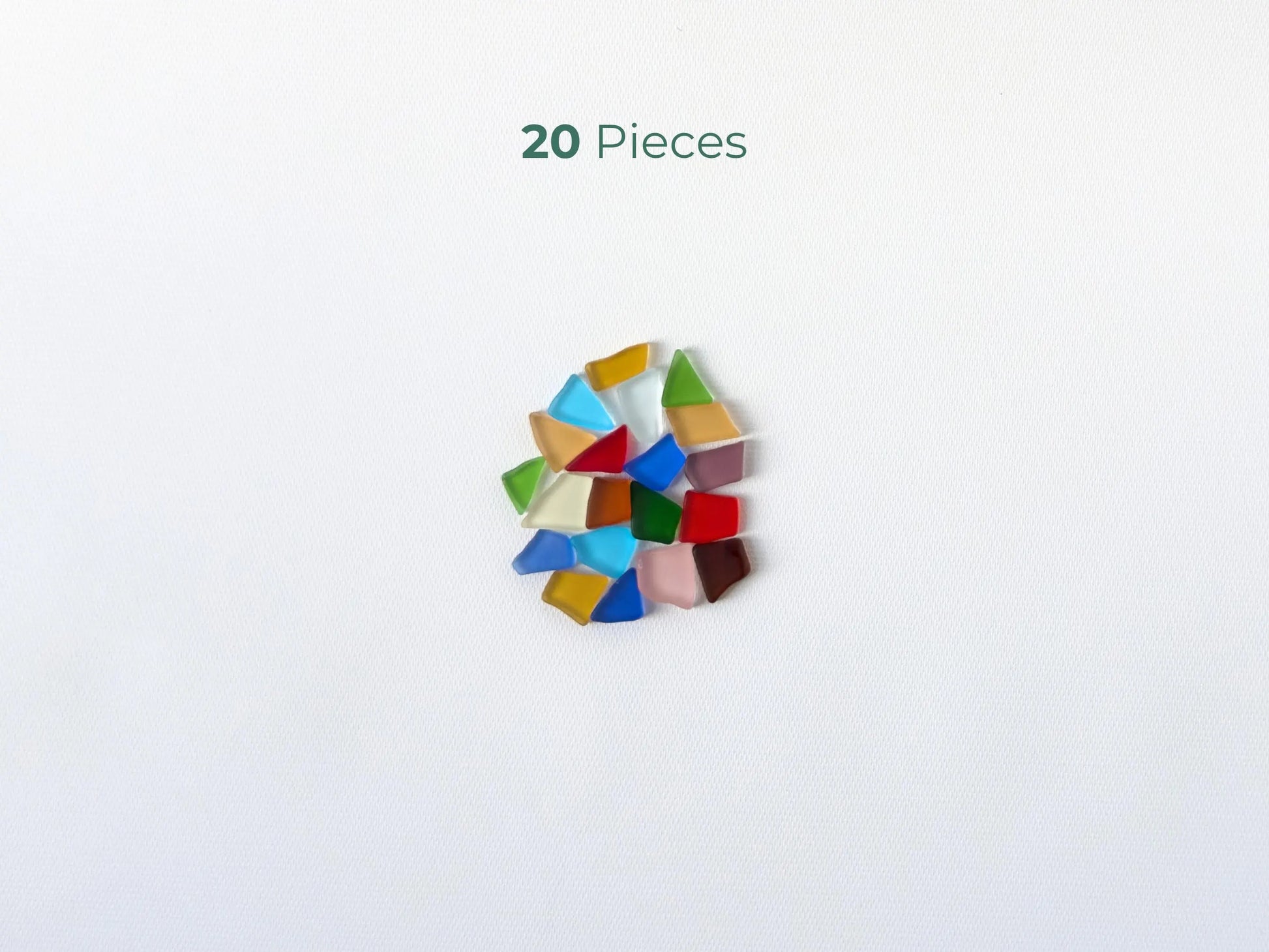 NYC authentic small sea glass colorful mix, tumbled pieces for jewelry and decor