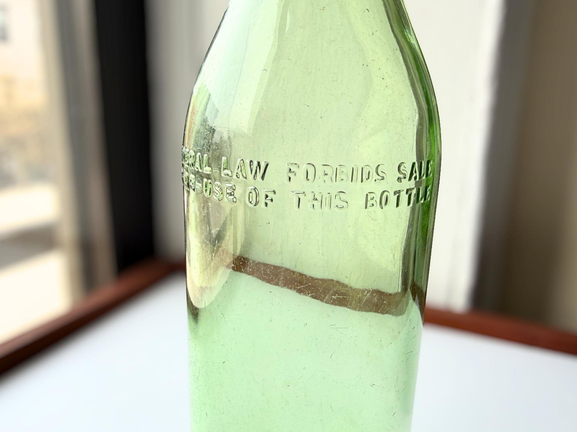 Vintage 1952 Compania Ron Carioca green glass rum bottle from San Juan Puerto Rico. 11.5 inches tall with Federal Law embossing – Brooklyn Sea Glass