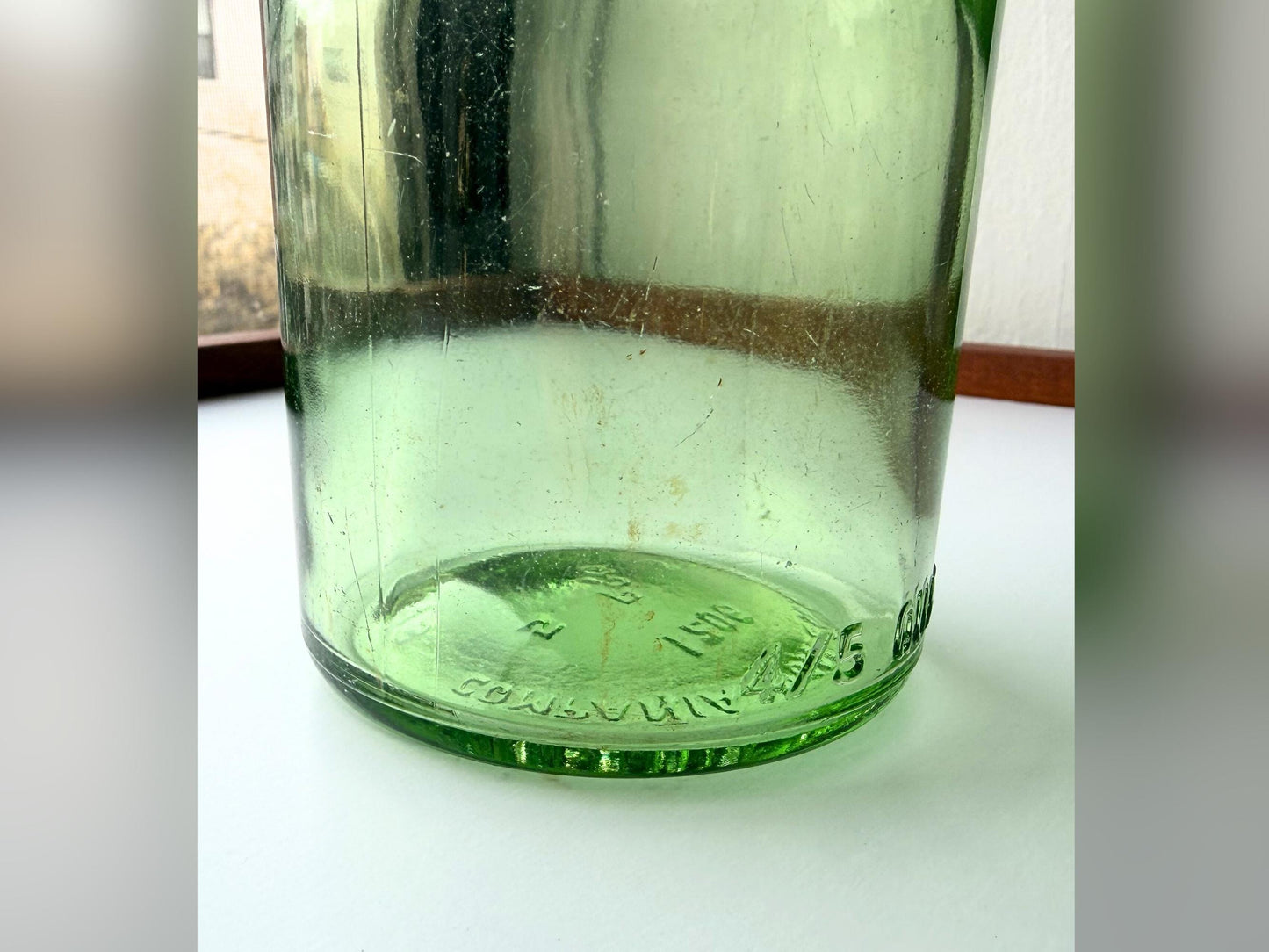 Vintage 1952 Compania Ron Carioca green glass rum bottle from San Juan Puerto Rico. 11.5 inches tall with Federal Law embossing – Brooklyn Sea Glass