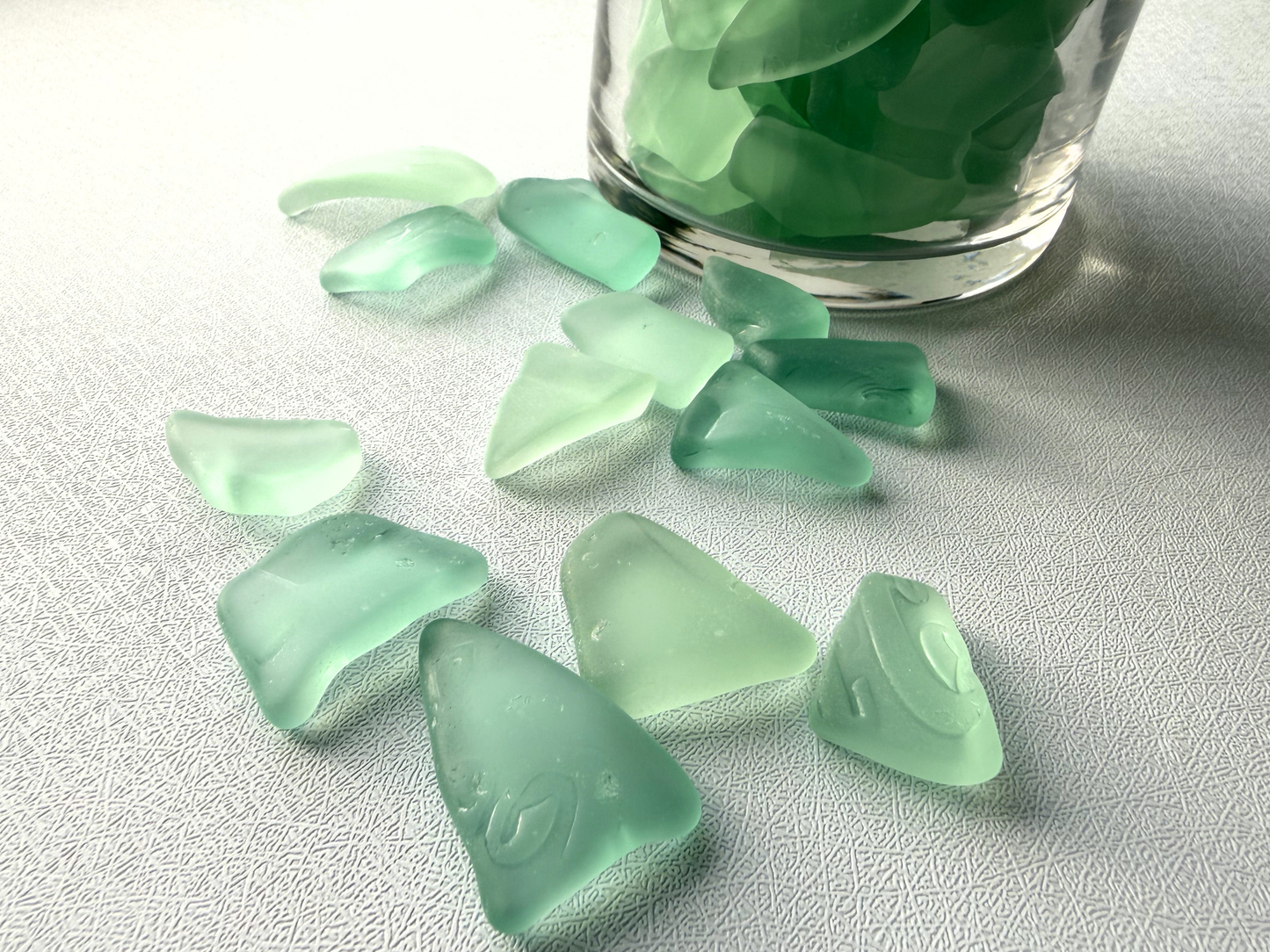 Seafoam Green Tumbled Sea Glass — Vintage Coca-Cola Glass, Bulk by the Pound