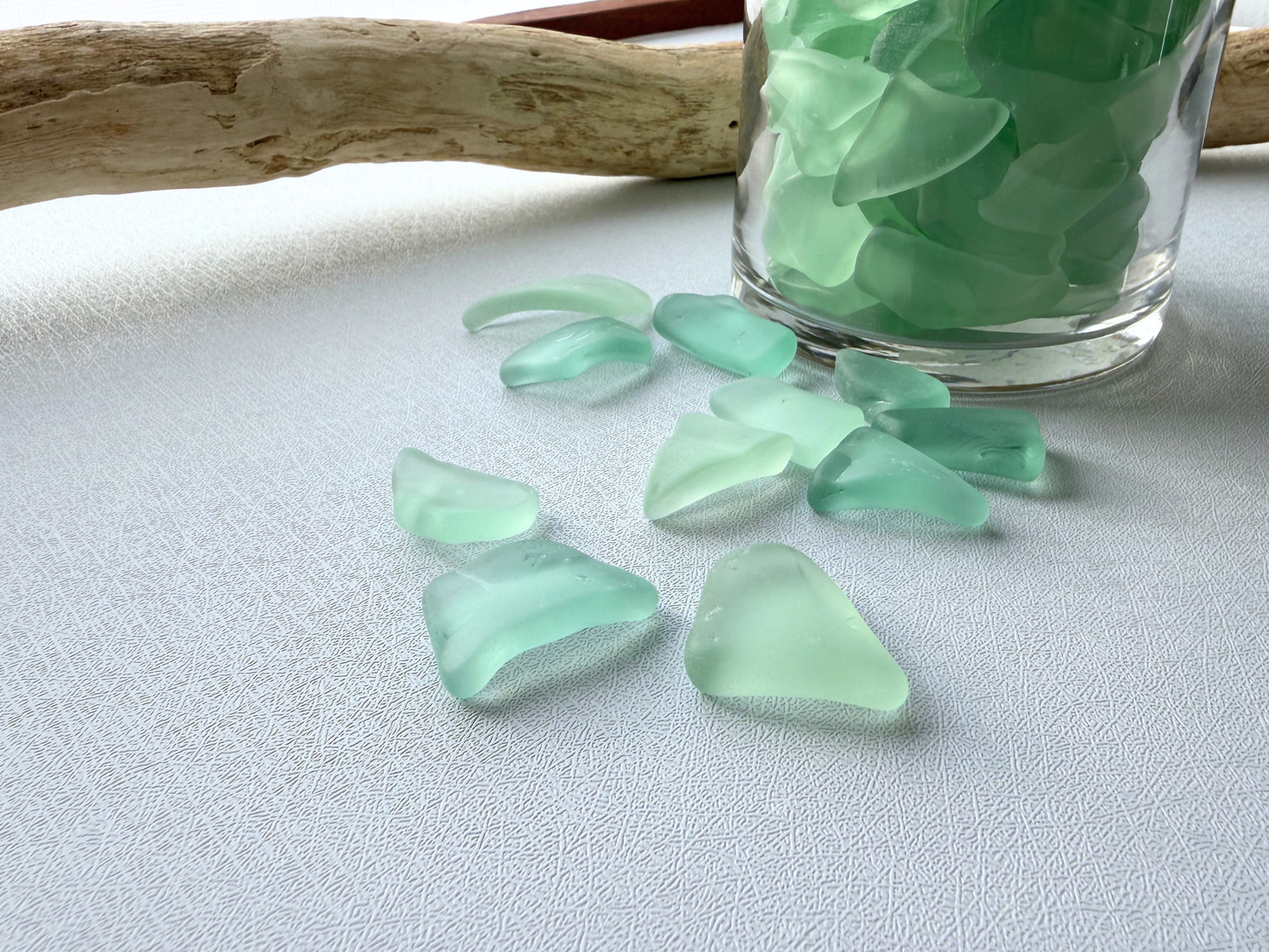 Seafoam Green Tumbled Sea Glass — Vintage Coca-Cola Glass, Bulk by the Pound
