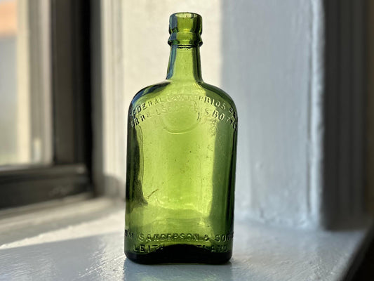 Federal Law Forbids Sale or Reuse of This Bottle was a mandatory requirement for all alcoholic beverage bottles sold in the United States between 1935 and 1964. It was part of the effort to prevent bootlegging after prohibition was repealed.