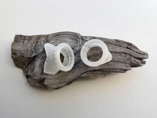 Aquarium Ornament – Antique Sea Worn Milk Bottle Tops | NYC